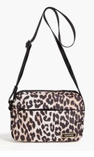 GANNI Leopard Recycled Tech Festival Zip Crossbody Bag picture