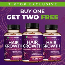 (3-Pack) 24-in-1 Advanced Hair Growth Vitamins | Biotin 10,000mcg, Collagen picture
