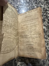 1813 Geography Made Easy Jedidiah Morse 16th Ed Antique Leather Book Maps picture