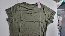 Wild Fable Womens Short Sleeve Cropped TShirt Olive 3X NWT picture