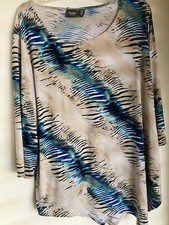 CHICO’s TRAVELERS Women's Slinky Asymmetrical Tunic Size XL (chico's 3) picture
