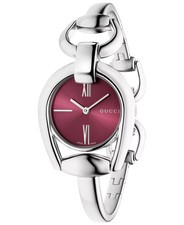 Gucci Horsebit YA139502 28mm Stainless Steel Case Red Dial picture