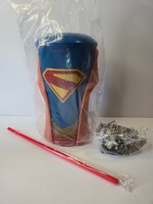 Supergirl Gripper Cup with Krypto Topper AMC NEW SEALED picture