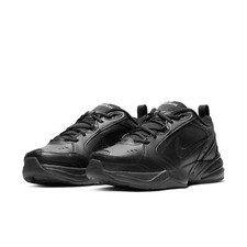 Nike AIR MONARCH IV Men Black 001 Walking Shoe Sneaker Medium & WIDE WIDTH 4E picture