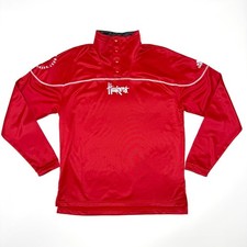 $80 NWT Men's ADIDAS Nebraska Huskers Scarlet Red NCAA Football Running Jacket picture