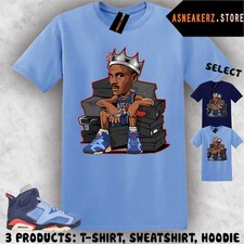Shirt Matching Awake NY x AJ 6 Midnight Navy Match Sneaker MJ Sneakerhead King picture