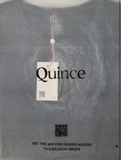 QUINCE Women’s Flowknit Breeze Tee in Charcoal - Size Large picture