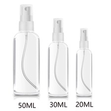 1-200PC 30ml/60ml Travel Spray Bottle Plastic Transparent Perfume Empty Atomizer picture