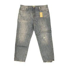 Madewell Classic Straight Jeans Women Size 37 Blue Distressed High Rise K7988 picture