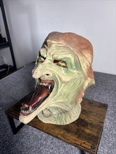 Vintage 1995 Distortions Unlimited Death Jester Latex Mask Halloween Costume picture
