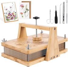 1Set Large Wooden Flower Press Kit - Even Pressure Flowers Pressed DIY Arts Set  picture