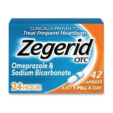 Zegerid OTC, 24-Hour Heartburn Relief, Acid Reflux Medicine and Antacid, Tre... picture