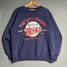 Vintage Minnesota Twins World Series Champions Sweatshirt Medium 1991 90s MLB picture