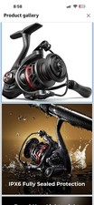 Piscifun Carbon X III Spinning Reel, IPX6 Waterproof, Freshwater/Saltwater Red picture