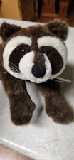 Vintage Dakin Raccoon Plush Ronnie Huggables Woodland Family Realistic Stuffed picture