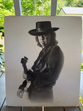 Vintage 1994 Stevie Ray Vaughan Art Print Poster 20x24 SRV Texas Blues Guitar picture