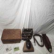 Hoover Model 28 Upright Vacuum Cleaner Base & Bag In Box No Handle Vtg 40s picture