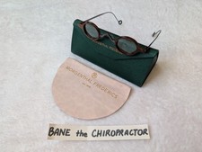New Morgenthal Frederics Lifesaver OV 35 Gun Burlwood Eyeglasses Frames 34 32 picture