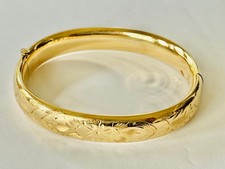 Vintage Winard Bracelet Bangle Hinged 12K Gold Filled Approx 1/2 Wide, Stunning picture