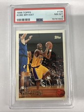 1996-97 Topps Basketball Kobe Bryant #138 RC Los Angeles Lakers PSA 8 - TCCCX picture