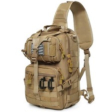Mochila Tactica Cruzada de Viaje Impermeable Bandolera Bolsa Militar Para Hombre picture