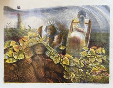 Charles Criner (Texas B. 1945) Young Girl, Biggers Go 2001 Color Lithograph picture