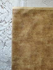 Structure And Innuendo by Fabri-Quilt BTHY 18x44 Tan Brown Burlap-print Blender picture