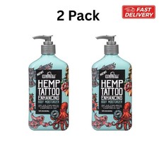 Malibu Tan Hemp Tattoo Enhancing Body Moisturizer, 18 Fl Oz (2 Pack) picture