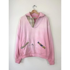 Vintage Kapital Clothing Kountry Japan Size 3 Pink Collared Sweatshirt - Large picture