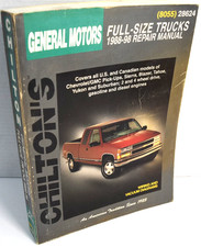 Chilton's General Motors Full Size Trucks 1988-98 Repair Manual 28624 *VERY GOOD picture