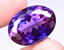 11.90 Ct Montana Natural Sapphire Purple Blue Oval Cut Certified Loose Gemstone picture