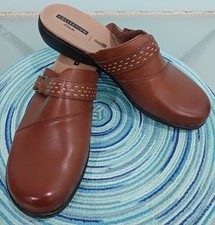 Clarks Leisa Sadie Leather Clogs Brown Women's 10 M BRAND NEW Without Box picture