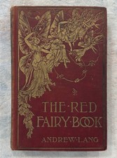 Antique c1900 The Red Fairy Book Andrew Lang Hurst Illustrated Fairy Tales picture