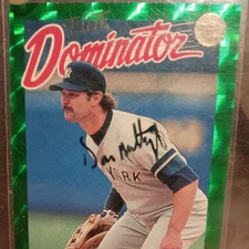OG Encased Auto 1993 LEAF DONRUSS -ELITE DOMINATOR DON MATTINGLY #6 0337/5000  picture