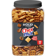 Chex Mix Bold Garlic and Herb Snack Mix, Snack Tub, 20 oz picture