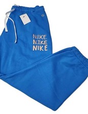 Nike Men's Sportswear Fleece XL Light Photo Blue Jogger Pants DQ4081-435 New picture