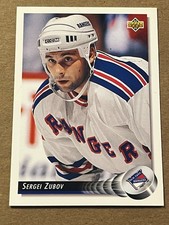 1992-93 UPPER DECK - SERGEI ZUBOV RANGERS ROOKIE #516 picture