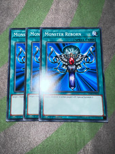 Yu-Gi-Oh 3x Common Monster Reborn YS18-EN024 English Near Mint picture