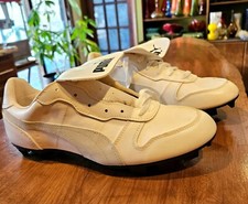 New Vintage Puma Rocket Cleats US Mens 9.5 NOS White DEADSTOCK picture