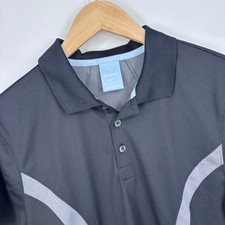 Nike NOCTA Golf Polo Shirt Mens Small Black Grey DJ5578-010 Drake Collaboration picture