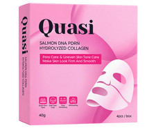 Quasi PDRN Pink Collagen Gel Face Mask Salmon DNA Hydrolyzed Collagen 4pcs picture