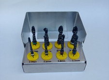 Black Titanium Implant Drill Set 8Pcs – CE Certified Tools for Training picture