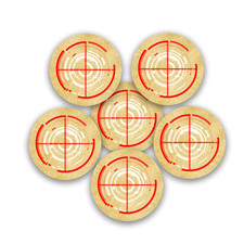 Frontline-Gaming FLG Objectives: Sandswept Ruins Red Colored picture