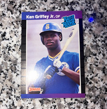 Donruss 1989 Ken Griffey Jr. Rated Rookie Card #33 Seattle Mariners picture