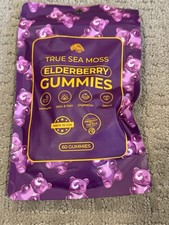 TrueSeaMoss Sea Moss Elderberry Gummies for Adults & Kids - Magnesium Burdock... picture