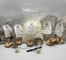 Mushroom plug spawn variety pack & drill/wax combo (4 100 packs) picture