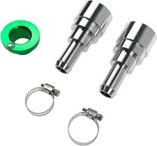 2pcs Heater Core Coolant Hose Connector Fits Chevrolet Silverado GMC 800409HP picture