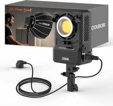 COLBOR 200W LED Video Light Built-in Power Adapter Design Bi-Color 2700K-7000K picture