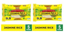 Golden Star Thai Hom Mali Jasmine Rice, 5 lbs, pack of 2 picture