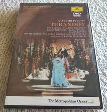 Turandot Puccini (DVD, 1988) Metropolitan Opera Brand New Sealed picture